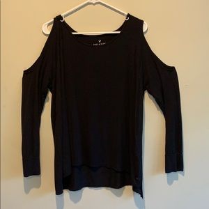 Black Long Sleeve w/ Cutouts in the shoulders